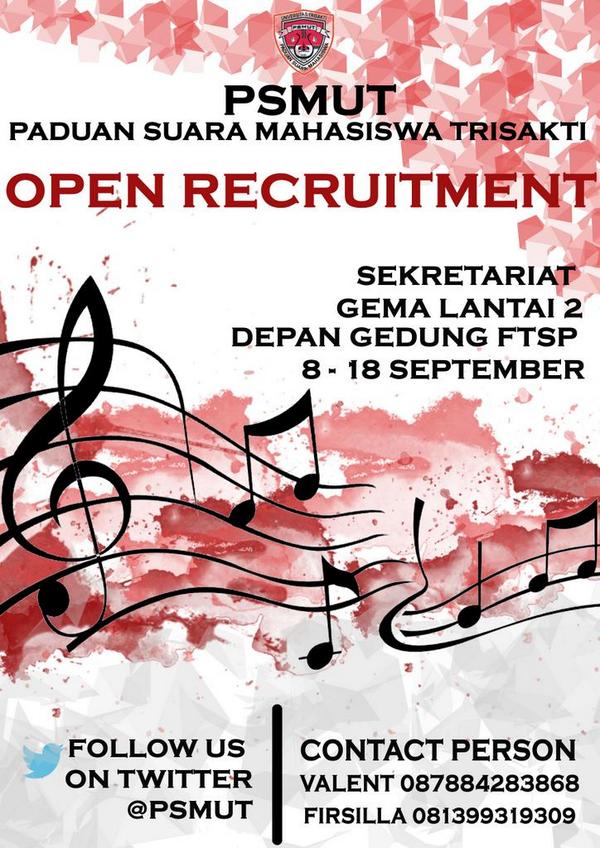 OPEN RECRUITMENT cc:<a href="/trisakti_/">Trisakti University</a> <a href="/dman_trisakti/">Divisi Mahasiswa Anti Narkoba Universitas Trisakti</a> <a href="/DKUUSAKTI/">DKU USAKTI</a> <a href="/DutaKampus/">Duta Kampus Trisakti</a>