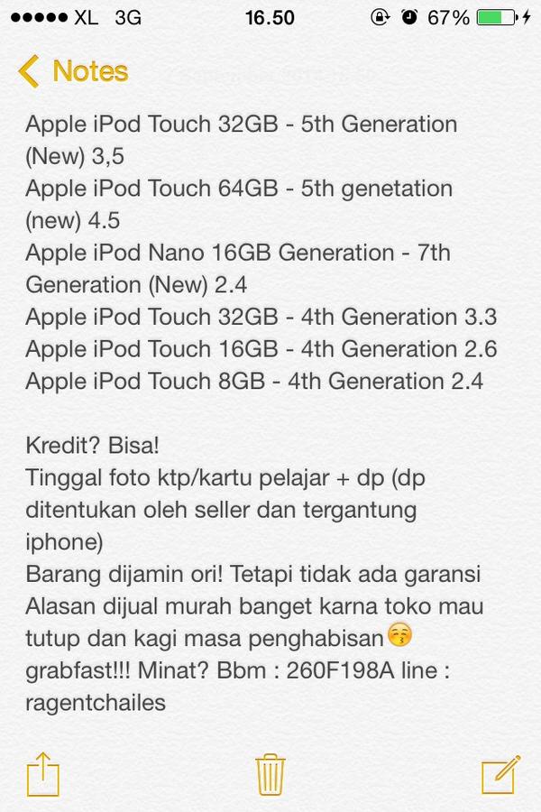 ragentchailess's tweet photo. @CariProduk @LukmanHakim69 minat? http://t.co/q5UTtZlj32