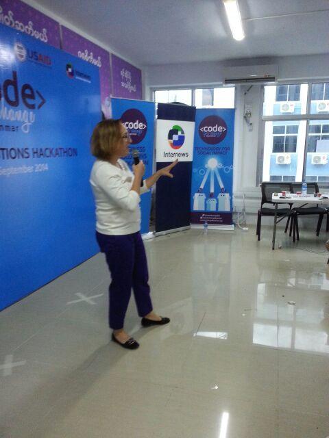 davidmadden's tweet photo. Thanks @USAIDBurma RT @Code4ChangeMM: US dep Ambassador congratulating hackers at #BizHackMM. "proud to support this" http://t.co/pHySTAeXAS
