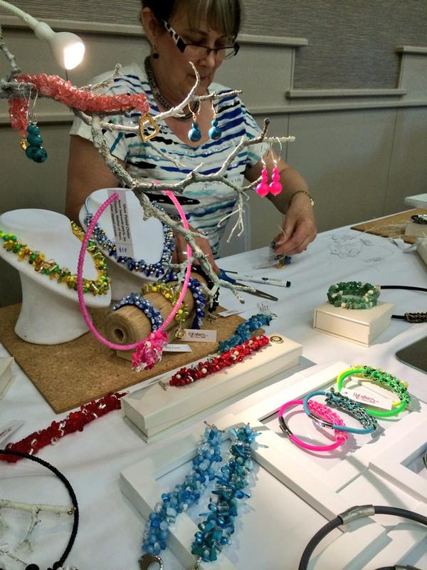 RubyhuesDesign's tweet image. It's a busy morning here at Rubyhues setting up for the Total Stitch Fest #craftfair!