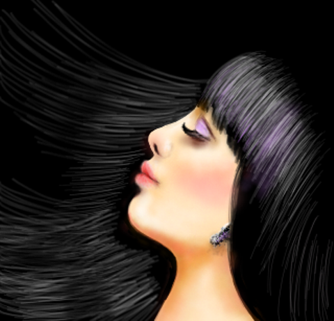 . <a href="/drawsomething__/">DrawSomething</a> Black hair drawing from ''Doobles54''