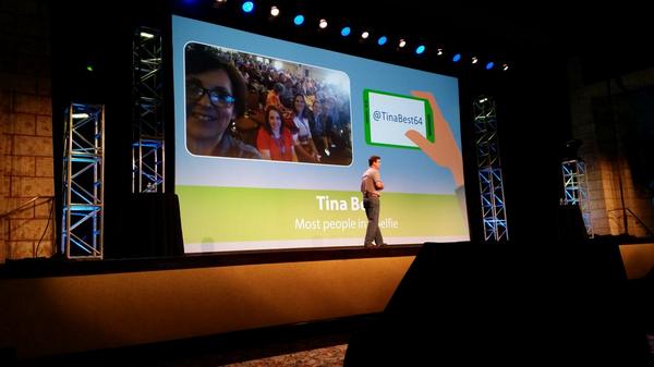 greenway's tweet photo. COO Greg Schulenburg announcing #ENGAGEselfies contest winners! #GreenwayENGAGE http://t.co/RqzlDv0pxr