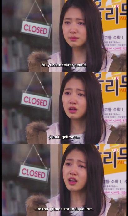 Çünkü gelirsen tekrar gitmek zorunda kalırım. (The Heirs)