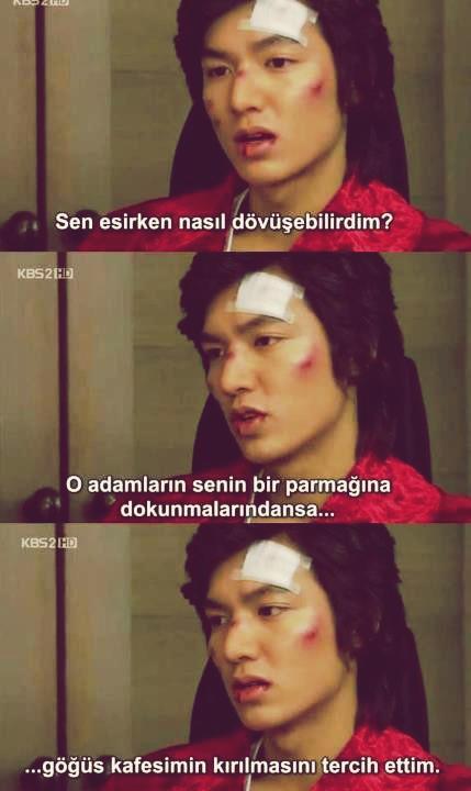 O adamların senin bir parmağına dokunmalarındansa göğüs kafesimin kırılmasını tercih ettim. (Boys Over Flowers)