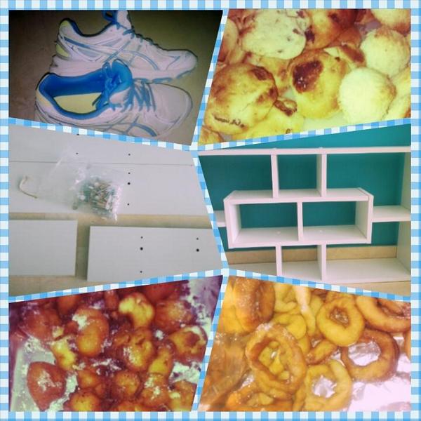 Day 97: mañana productiva de bricolaje y deporte y por la tarde, repostería casera (para compensar!) #100HappyDays