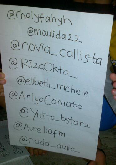 AloversJember's tweet photo. Tolong cek username kalian #AloversCard *pict1 http://t.co/abMKI6FpPl