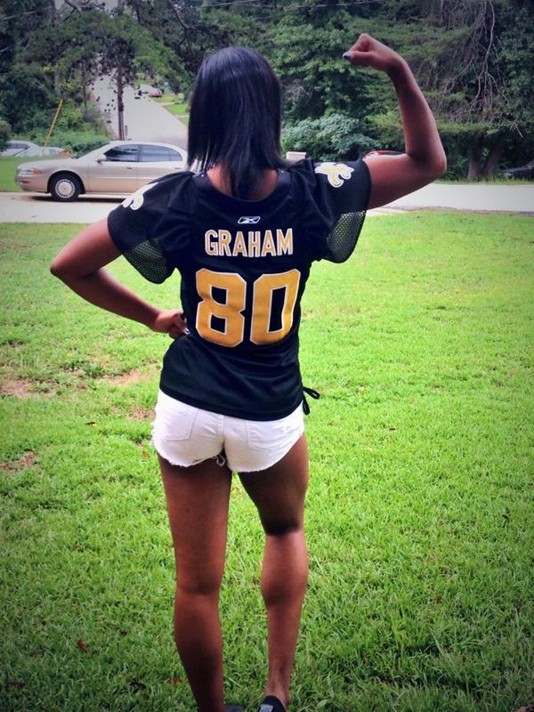 Tiffybooville's tweet image. Game day ready! @TheJimmyGraham @Saints @Saintsfam #whodat #itsfootballtime #NOvsATL
