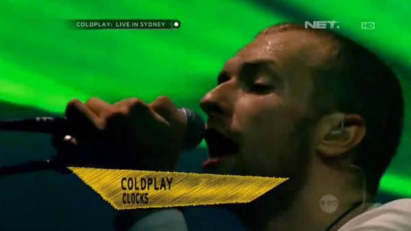 mdtvindonesia's tweet photo. Now - @Coldplay - Clocks #ColdplaySydneyOnNET http://t.co/AIxeklLexY