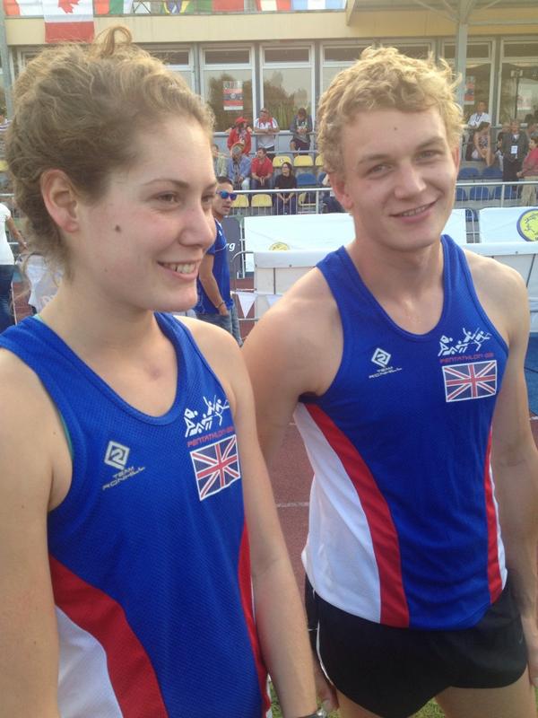 Silver congratulations Kate &amp; Joe E .. This time no clothing infringement to take it away from you!@PentathlonGB