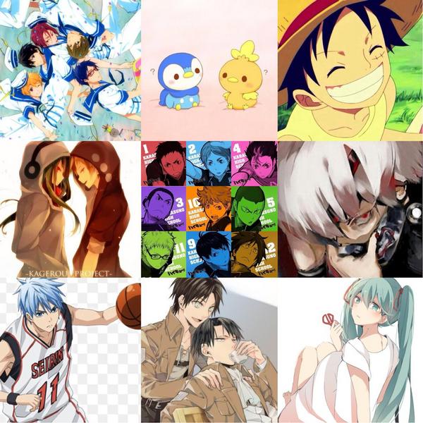 はるな アニ垢 好きなアニメのコラージュ作った 結構前に終わった夢パティも好き 特に好きなキャラ Free まこちゃん なぎさ One Piece ロー ペローナ ハイキュー 月島 影山 黒子のバスケ 緑間 進撃 リヴァイ Http T Co X0yfgvecbk