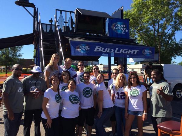 Tailgate starting now at @Pub42! Go <a href="/Vikings/">Minnesota Vikings</a>! We are ready to party -- hope you can join us! <a href="/MNBeer/">MN</a> #vikingsvsrams