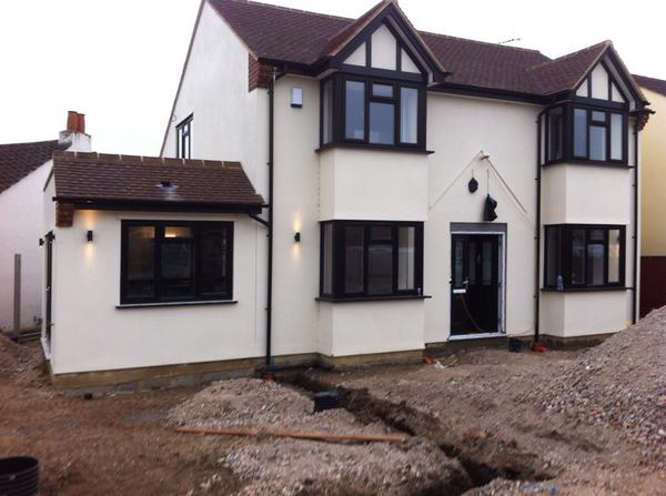 We rendered this house now back to do the plymth