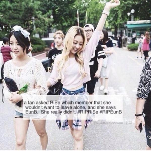 NFatlawy's tweet photo. Bcuz of thim i learned what is the meaning of true friendship #RIPRise #RIPEunB  #KpopFansAlwaysHere 4 #LadiesCode http://t.co/O5YG53u5k5