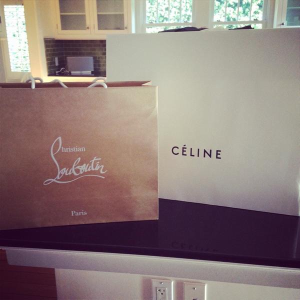 jwhitewelling's tweet photo. Good morning little birthday gifts! #celine #christianlouboutin http://t.co/gF2Dv5b01s