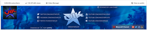 Vikkstar123's tweet photo. ONE MILLION SUBSCRIBERS! :D Thank you all so much! <3 Special video coming out later today! http://t.co/QcwZ00f2xJ