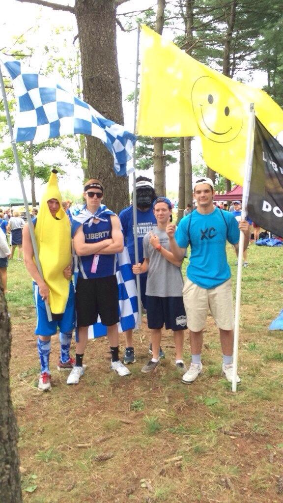 When the whole squad meet up at the Xc meet looking fresh af #SquadGoals #FearTheFlags