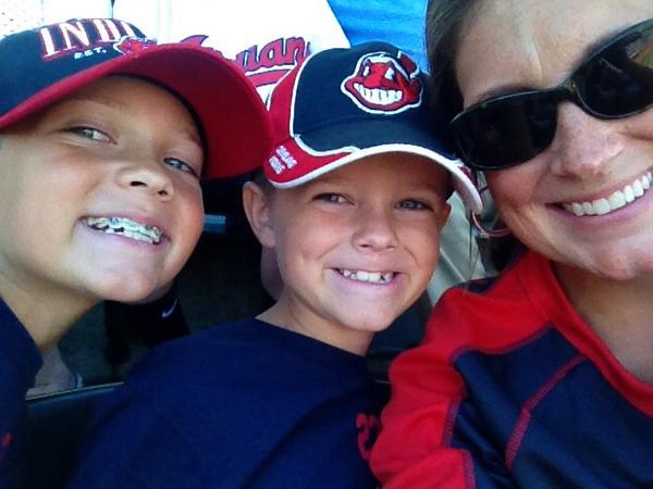mich3king's tweet photo. #TribeTown  Great day for an Indians game! Go Tribe! http://t.co/yRYS7fwOD0