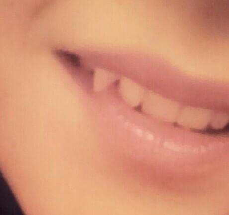 ChioWitrago's tweet photo. I can bite you! Grr! #Colmillito #MeEncanta 👌💋😏 http://t.co/GaaJiEM9MP