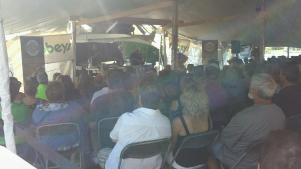 Culinary demo by Chef Rob Rainford sponsored by Sobey's ~ smellin some good in here <a href="/EPICWineries/">EPIC Wineries</a> <a href="/soewinefestival/">Shores of Erie Wine </a>