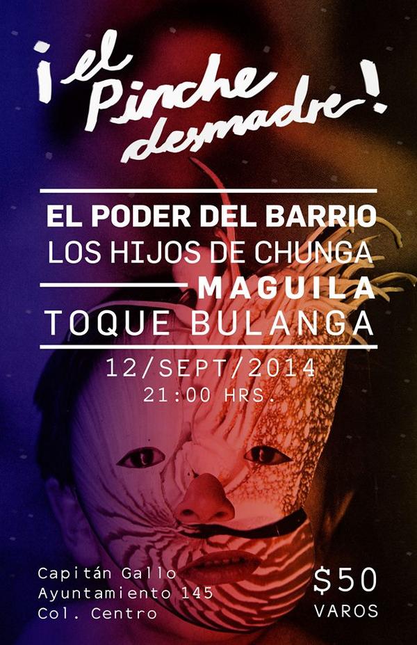 HijosdeChunga's tweet photo. Y si no pueden ir el 11 o quieren un poco más de sabrosura, el 12 tocaremos en el @CapitanGalloMx http://t.co/KYIhO19sWG