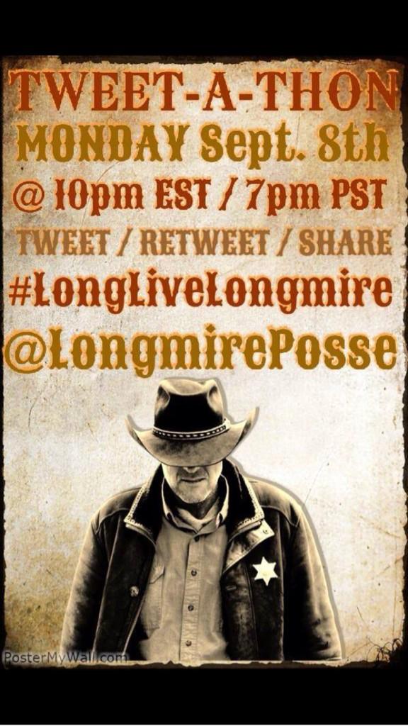 LouDPhillips's tweet image. FOLD, join the party but start the ball rolling now. Trust me, the Powers That Be are listening! #LongLiveLongmire