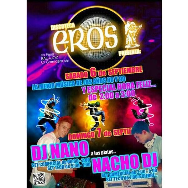 Discoteca_Eros's tweet photo. A horitas para liarla como nunca!! http://t.co/Gqw05RfIrE