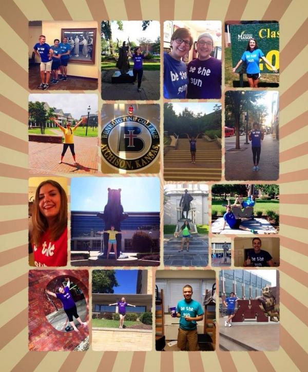 MTKCOfficial's tweet photo. The ultimate Be the Sunday post, from the fabulous MTYP Class of 2014's Be the Sun at College Day! #mtypkc #bethesun http://t.co/XcpRsUh1F4