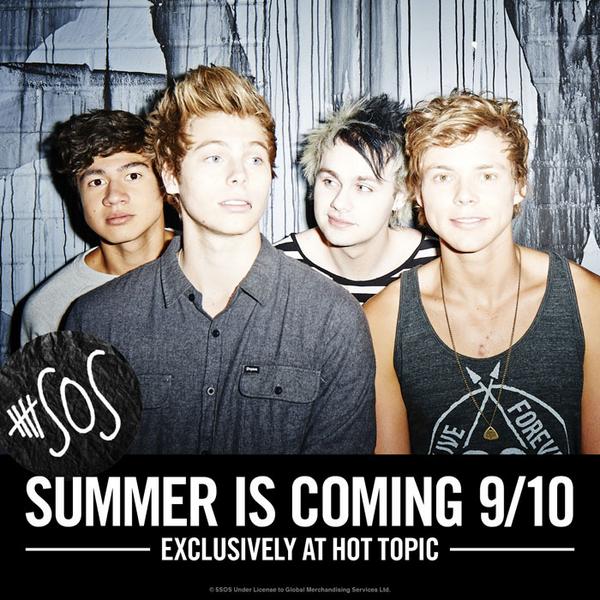 You look so perfect standing there… #summeriscoming #5sos #hottopic