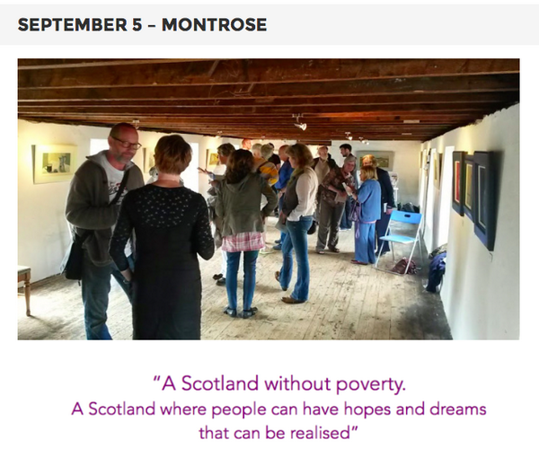 busparty2014's tweet photo. Day 5 of our tour, we went to the stunning Old Rope Gallery in Montrose http://t.co/LxhRcHTlpL