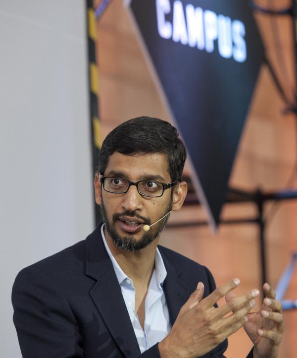 Thanks <a href="/sundarpichai/">Sundar Pichai</a> for helping announce Campus Seoul! Aim is to help Korean startups grow: goo.gl/ellq6a