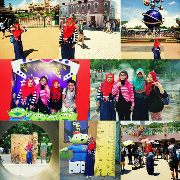 At Hongkong Disneyland, tempat ujian kesabaran antri.