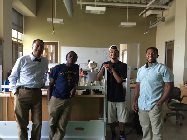 heirlab's tweet photo. Some of the #HEIRLab students welcoming Matt back for graduate school at #Marquette @NSBE_MU @NSBE http://t.co/SvzoSQq7J9