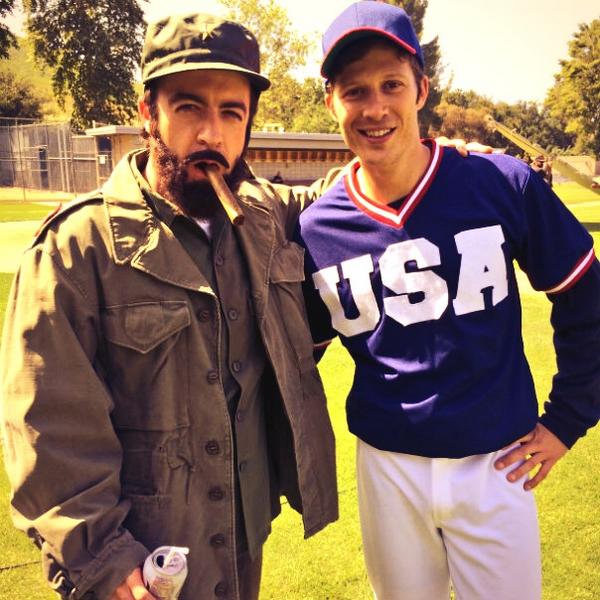 derekwaterss's tweet photo. When and How did Fidel Castro meet Jim Abbott? Find out tonight on #DrunkHistory 1030pm @ComedyCentral Sports Heroes http://t.co/gggYNGJi3s