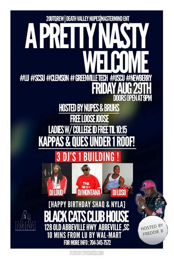 LOUDdaDJ's tweet photo. #LUBack2School2k14....#Lander18.... FRIDAY β β β β β http://t.co/g4YL0GLsXT