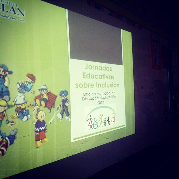 Discapa_Chillan's tweet image. Desde esta semana se comenzaron a realizar las "Jornadas Educativas sobre Inclusión en diferentes colegios de Chillan