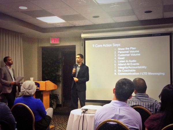 Tmunnay's tweet photo. So proud!! @AleemTD teaching on communication! #communicationleadstoconsistency #settingtheexample @mg1vision team http://t.co/gyRIGOr66m