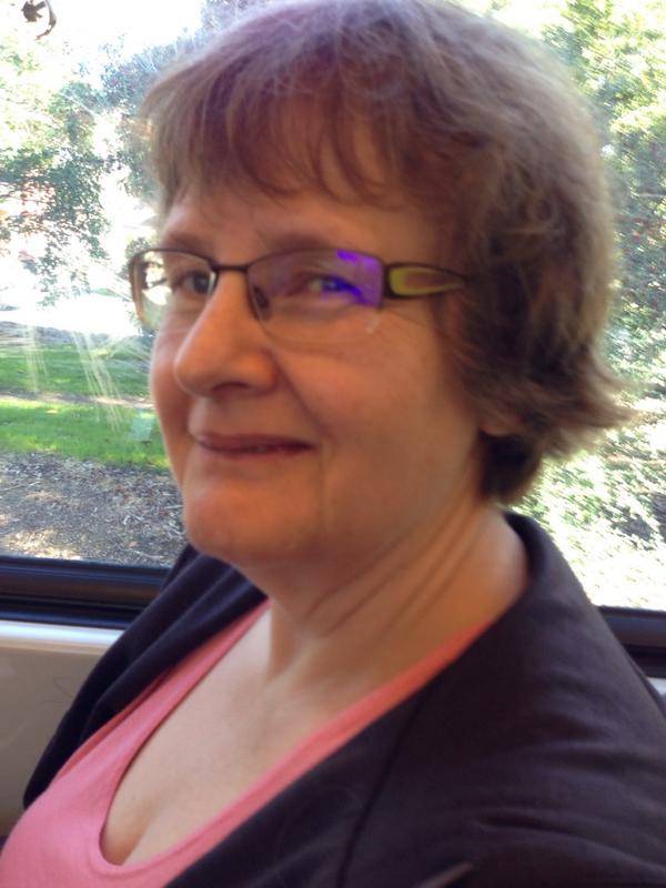 Meg on set at Alamein