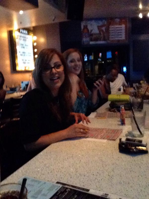 This cutie with the glasses just hooked us up with number two  #muthaeffinbingo