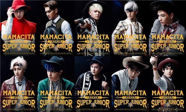 soompi's tweet photo. Super Junior Drops 2nd MV Teaser for “Mamacita,” Album Highlight Medley Coming http://t.co/rGav7JinsF http://t.co/SdBO67Bw8n