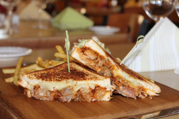 Grilled cheese sandwich at the Saw Shop in Kelseyville.