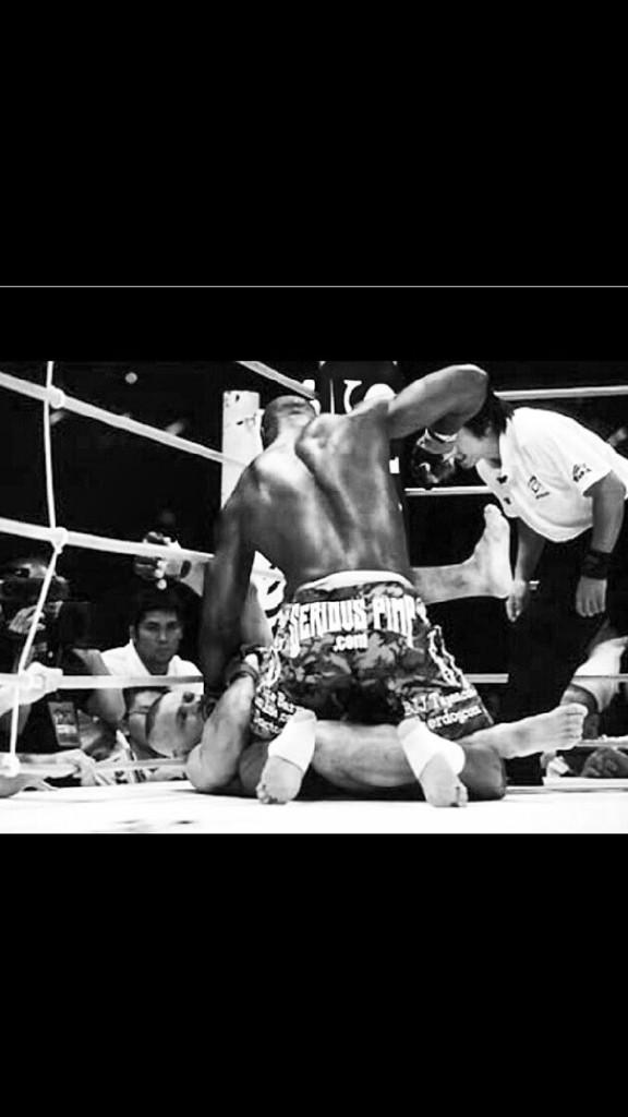 DazedByNature's tweet photo. Since it's National dog day.Here is a pic of me beating the dog crap out of Chuck in Japan the 1st time we fought. http://t.co/flDan49TDi"