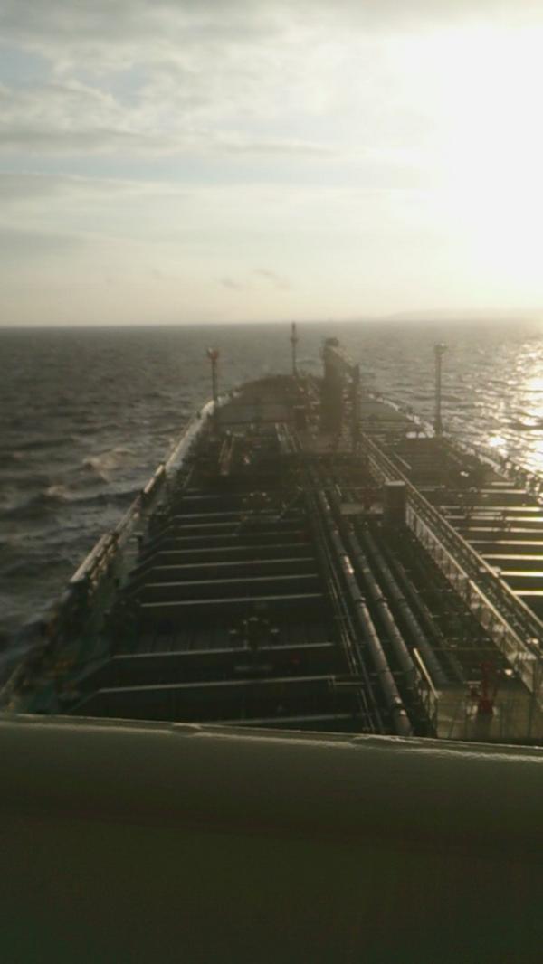 Iris Victoria sailing up channel to Portbury.