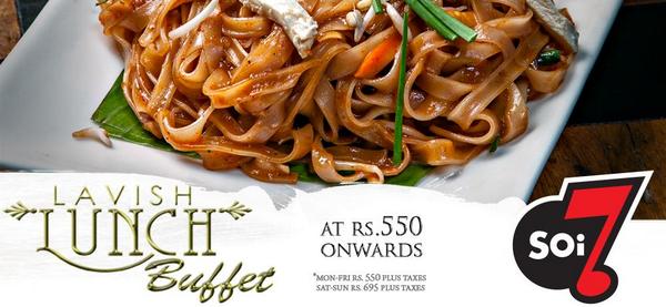 #Lunch #Buffet #Soi7 #Cyberhub #Gurgaon #Food