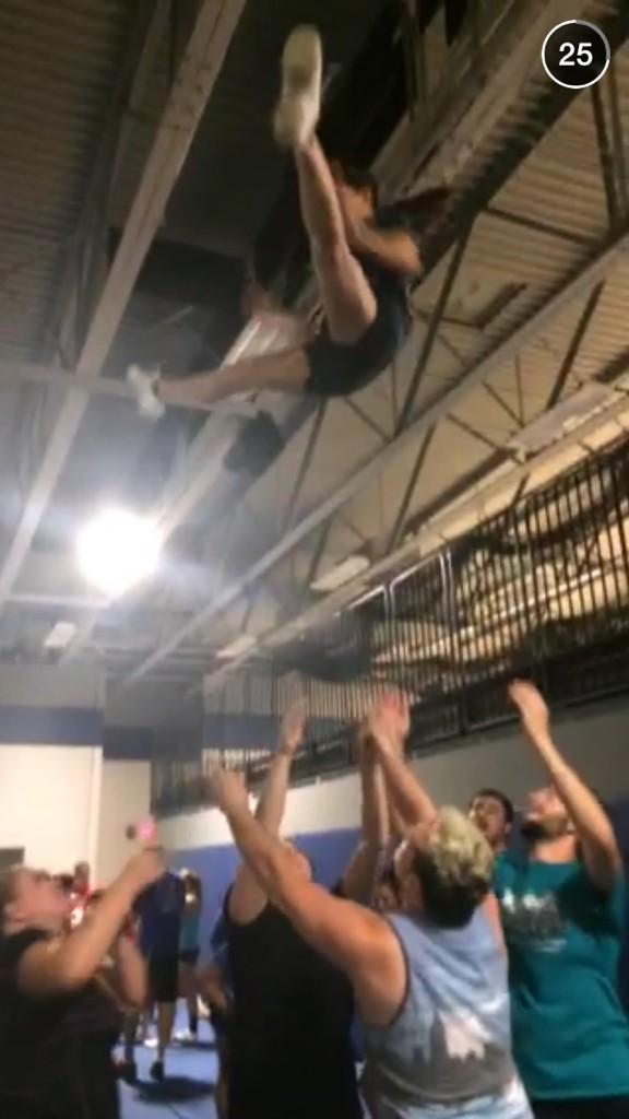 DevinMichelle26's tweet photo. seriously though the best day of my life!!! ๐๐๐๐๐๐ #cheerobsessed http://t.co/5jvSdaN13X