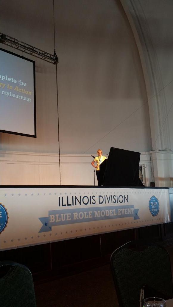 LMA1913's tweet photo. I♥it! @therealshawnt "Know your business. Know your communities. Make a difference." #BlueRoleModel event #BCBSIL http://t.co/CywCYvfY52