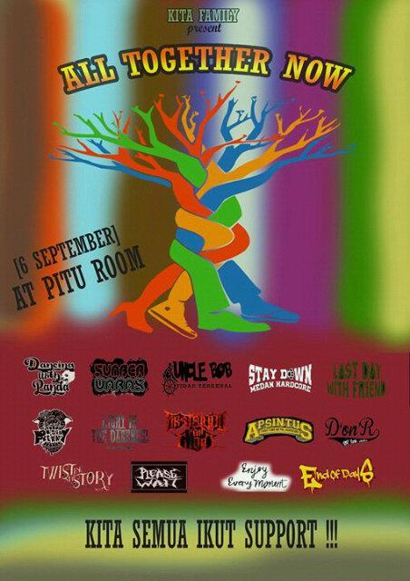Next tanggal 6 September kita bakal main di event ini bersama <a href="/HOAXharmony/">H.O.A.X</a> dan band-band keren lainnya.