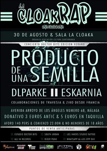 ElCuaderno's tweet photo. Sábado 30 ! en @LaCloakRAP @Productodeunase , DLPARKE, ESKARNIA   @djppl @negrodebarrio @yodelpark no te lo pierdas! http://t.co/FSaD4ol4zz