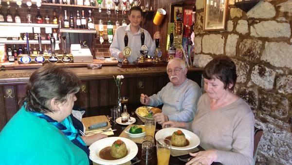 thewhiterockinn's tweet photo. We love having a table full of happy visitors! Have you been to see us yet? http://t.co/w38VoDtPJJ http://t.co/krxM7E3Z83