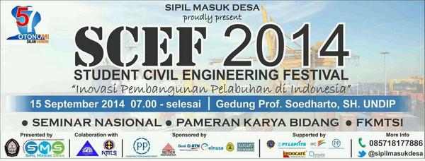 Let's join us!! SCEF 2014 "Inovasi Pembangunan Pelabuhan di Indonesia" more info 085718177886 <a href="/FKMTSIJateng/">FKMTSI JATENG</a>