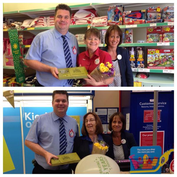 25 years service well done Barb &amp; Chris fantastic achievement thank you #awesome31